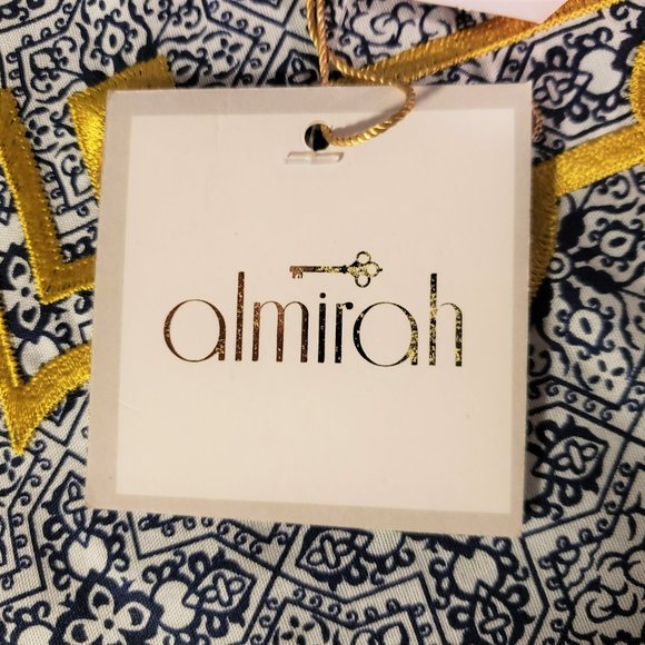 Almirah Junaid Jamshed Pakistani Shalwar Maxi-Style Kameez Viscose Cambric XS/36 - Picture 14 of 14